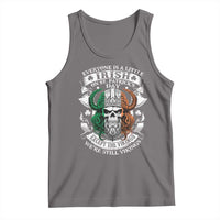 Funny Irish Viking Tank Top Everyone Is A Little Irish On St Patrick's Day