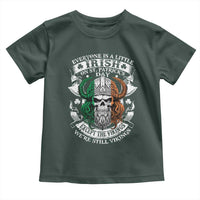 Funny Irish Viking Toddler T Shirt Everyone Is A Little Irish On St Patrick's Day
