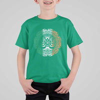 Norse Gaels Viking Yggdrasil Awe Tree T Shirt For Kid Irish St Patricks Day