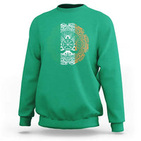 Norse Gaels Viking Yggdrasil Awe Tree Sweatshirt Irish St Patricks Day