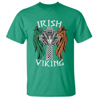 Irish Viking T Shirt Vintage Shamrock Celtic Viking Skull