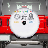 Autism Didn't Stop Einstein Mozart Newton Spare Tire Cover Autism Awareness