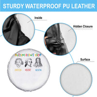 Autism Didn't Stop Einstein Mozart Newton Spare Tire Cover Autism Awareness