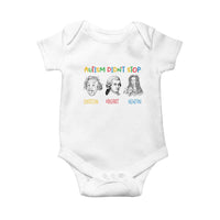 Autism Didn't Stop Einstein Mozart Newton Baby Onesie Autism Awareness
