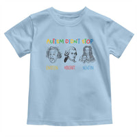 Autism Didn't Stop Einstein Mozart Newton Toddler T Shirt Autism Awareness