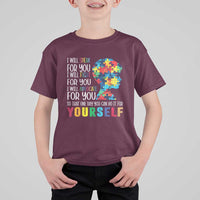 Autism Awareness T Shirt For Kid I Will Speak Fight Advocate For You So That One Day You Can Do It