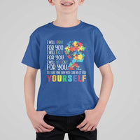 Autism Awareness T Shirt For Kid I Will Speak Fight Advocate For You So That One Day You Can Do It