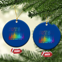 Autism Awareness Ceramic Ornament Autism Dancing Differently To The Beat