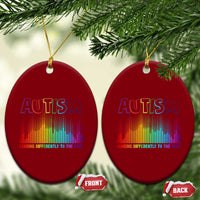 Autism Awareness Ceramic Ornament Autism Dancing Differently To The Beat