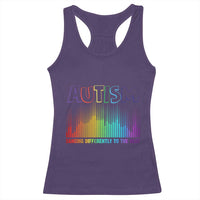 Autism Awareness Racerback Tank Top Autism Dancing Differently To The Beat