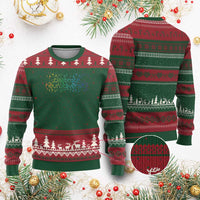 Celebrate Neurodiversity Ugly Christmas Sweater Autism Awareness ASD ADHD Mental Health