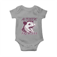 Funny Autistic Princess Baby Onesie Autism Awareness Opposum