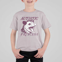 Funny Autistic Princess T Shirt For Kid Autism Awareness Opposum