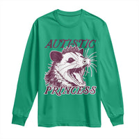 Funny Autistic Princess Long Sleeve Shirt Autism Awareness Opposum