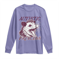 Funny Autistic Princess Long Sleeve Shirt Autism Awareness Opposum