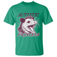 Funny Autistic Princess T Shirt Autism Awareness Opposum