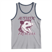 Funny Autistic Princess Tank Top Autism Awareness Opposum