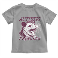 Funny Autistic Princess Toddler T Shirt Autism Awareness Opposum