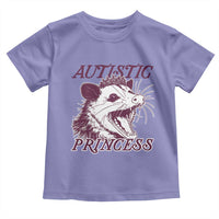 Funny Autistic Princess Toddler T Shirt Autism Awareness Opposum