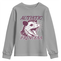 Funny Autistic Princess Youth Sweatshirt Autism Awareness Opposum