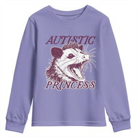 Funny Autistic Princess Youth Sweatshirt Autism Awareness Opposum