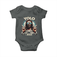 Funny Ressurection Christians Easter Day Baby Onesie Yolo JK BRB Jesus