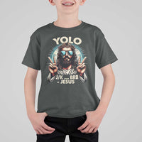 Funny Ressurection Christians Easter Day T Shirt For Kid Yolo JK BRB Jesus