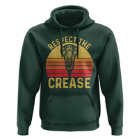 Funny Lacrosse Lax Goalie Goalkeeper Hoodie Respect The Crease