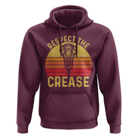Funny Lacrosse Lax Goalie Goalkeeper Hoodie Respect The Crease