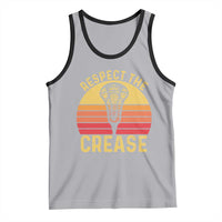 Funny Lacrosse Lax Goalie Goalkeeper Tank Top Respect The Crease