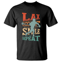 Funny Lax Score Smile Repeat T Shirt Lax Lacrosse Lover