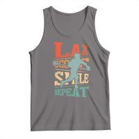 Funny Lax Score Smile Repeat Tank Top Lax Lacrosse Lover