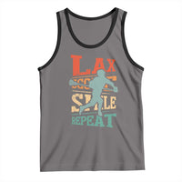 Funny Lax Score Smile Repeat Tank Top Lax Lacrosse Lover