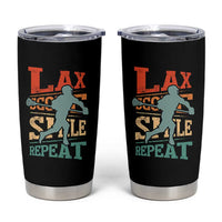 Funny Lax Score Smile Repeat Tumbler Cup Lax Lacrosse Lover