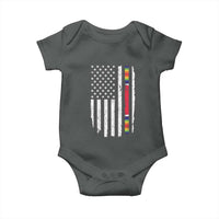 WW2 World War II Vintage American Flag Baby Onesie - Wonder Print Shop
