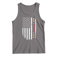 WW2 World War II Vintage American Flag Tank Top - Wonder Print Shop