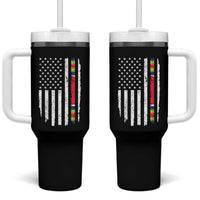 WW2 World War II Vintage American Flag Tumbler With Handle - Wonder Print Shop