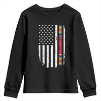 WW2 World War II Vintage American Flag Youth Sweatshirt - Wonder Print Shop