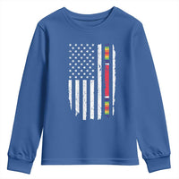 WW2 World War II Vintage American Flag Youth Sweatshirt - Wonder Print Shop