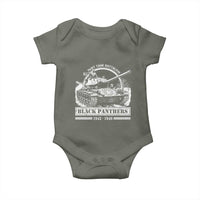 Black Panthers 761st Tank Battalion Baby Onesie WW2 Heroes Black History Month