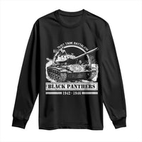 Black Panthers 761st Tank Battalion Long Sleeve Shirt WW2 Heroes Black History Month