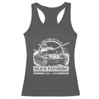 Black Panthers 761st Tank Battalion Racerback Tank Top WW2 Heroes Black History Month