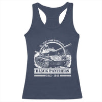 Black Panthers 761st Tank Battalion Racerback Tank Top WW2 Heroes Black History Month