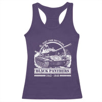 Black Panthers 761st Tank Battalion Racerback Tank Top WW2 Heroes Black History Month