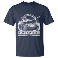 Black Panthers 761st Tank Battalion T Shirt WW2 Heroes Black History Month
