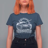 Black Panthers 761st Tank Battalion T Shirt For Women WW2 Heroes Black History Month