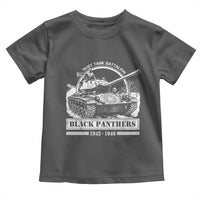 Black Panthers 761st Tank Battalion Toddler T Shirt WW2 Heroes Black History Month