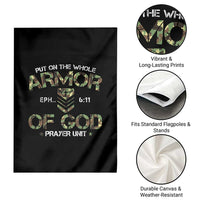 Put On The Whole Armor Of God Prayer Unit Garden Flag Ephesians 6:11 Christian Army - Wonder Print Shop