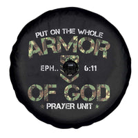 Put On The Whole Armor Of God Prayer Unit Spare Tire Cover Ephesians 6:11 Christian Army - Wonder Print Shop