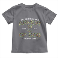 Put On The Whole Armor Of God Prayer Unit Toddler T Shirt Ephesians 6:11 Christian Army - Wonder Print Shop